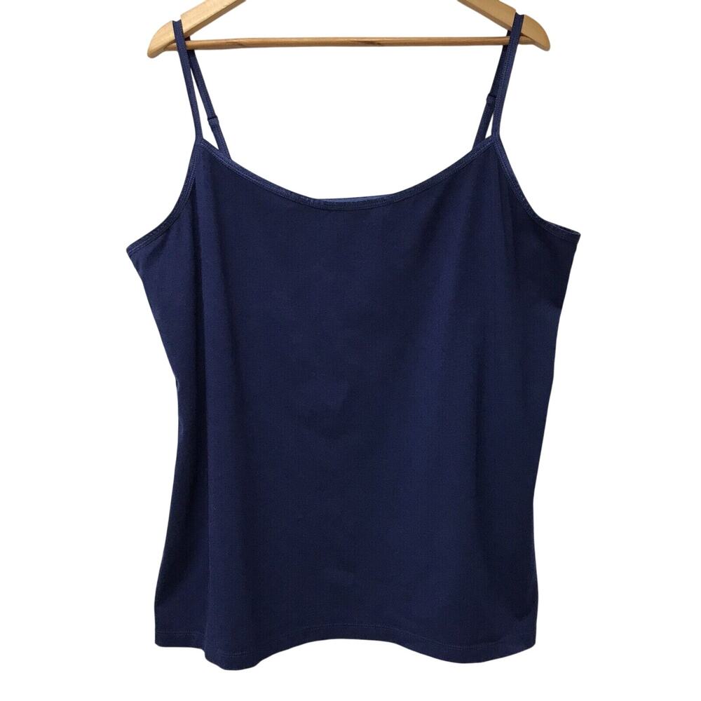 ANA Top Womens 3X Sleep Tank Blue